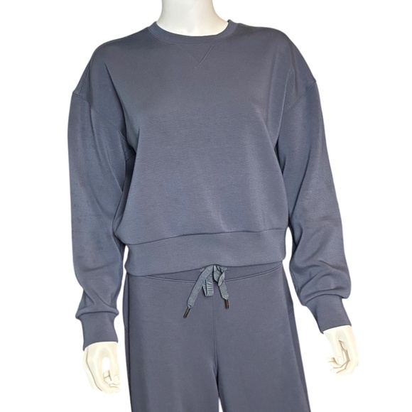 SPANX Tops - Spanx AirEssentials Crewneck Sweatshirt XS – Smoke